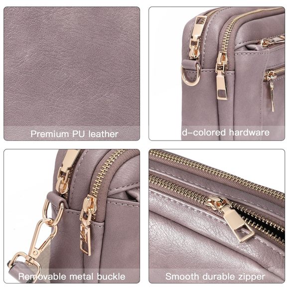 Crossbody Purse Small Crossbody Bags Trendy Vegan Leather With :O - Picture 6 of 8